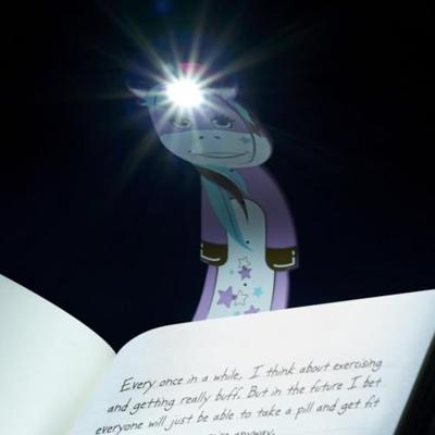 Mondikaarten Flexilight leeslamp eenhoorn paars Mondikaarten Flexilight leeslamp eenhoorn paars