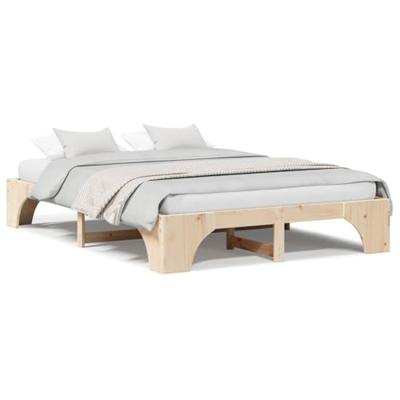 Bedframe 160x200 cm Massief Grenenhout