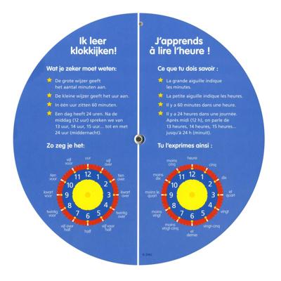 Deltas Oefenklok - ik oefen met de klok