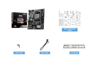 MSI B450M-A Pro MAX II Moederbord Vormfactor Micro-ATX Moederbord chipset AMD® B450