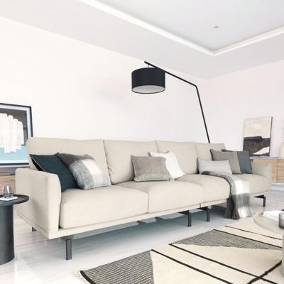 Kave Home 4-zits Bank 'Galene' 414cm, kleur Beige Kave Home 4-zits Bank 'Galene' 414cm, kleur Beige