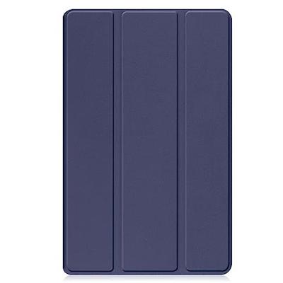 Lunso - Lenovo Tab M9 (9 inch) - Tri-Fold Bookcase hoes - Donkerblauw