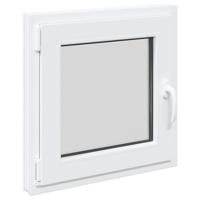 Kelderraam "RISOR" draaikiep-draai-/kantelraam DIN links wit - thumbnail