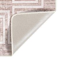 VidaXL Vloerkleed wasbaar anti-slip 80x300 cm beige - thumbnail
