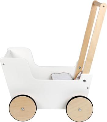 Small Foot - houten duwpoppenwagen little button