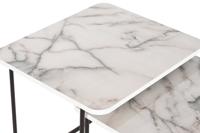 Set van 2 tafels DKD Home Decor Wit Zwart 51 x 43 x 49 cm - thumbnail