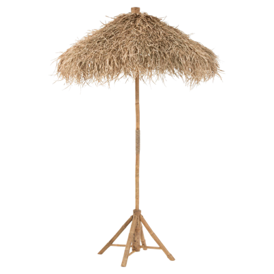 J-Line Parasol op Voet Bamboe