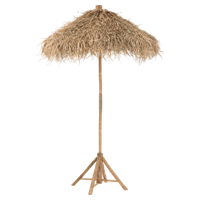 J-Line Parasol op Voet Bamboe - thumbnail