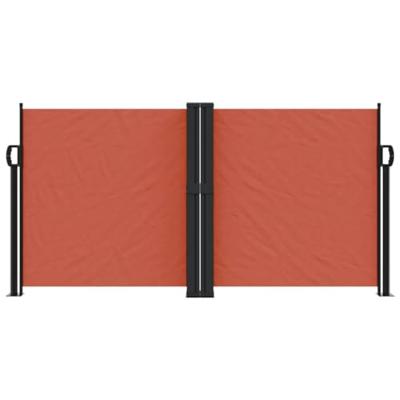 VidaXL Windscherm uittrekbaar 120x1000 cm terracottakleurig
