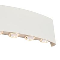 QAZQA Buiten wandlamp wit incl. LED 10-lichts IP54 - Silly - thumbnail