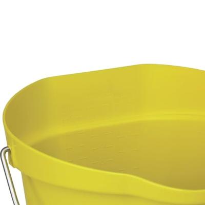 Vikan Emmer geel 12 ltr. met schenktuit