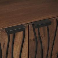 Media-opslagkasten en rekken met plank Anders met opslag Bruin 60 x 33.5 x 75 cm - thumbnail