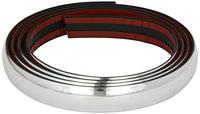 AutoStyle decoratiestrips zelfklevend PVC 32 mm chroom 2,5 meter - thumbnail