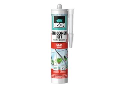Siliconenkit Glas Transparant Koker 300 ml Bison - Bison Siliconenkit Glas Transparant Koker 300 ml Bison - Bison