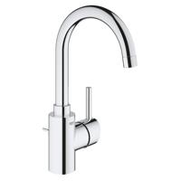 Grohe Concetto Wastafelkraan Met Waste Met Hoge Draaibare Uitloop Chroom - thumbnail