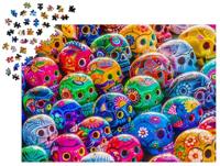 Colorful Skulls Puzzel 1000 Stukjes - thumbnail