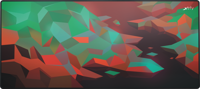 CHERRY XTRFY GP5 Litus Red/Green XL Muismat - thumbnail
