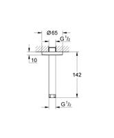 Grohe Rainshower douchearm plafond 150 mm Chroom - thumbnail