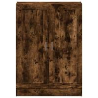 Boekenkast 82,5x30,5x115 cm bewerkt hout gerookt eikenkleurig - thumbnail