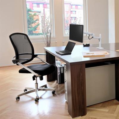 Ergotron LX Arm Tall Desk Mount Monitor-tafelbeugel 1-voudig 25,4 cm (10) - 81,3 cm (32) Wit In hoogte verstelbaar, Kantelbaar, Zwenkbaar, Roteerbaar