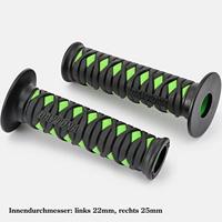 DAYTONA handvat "katana" rubber grip katan sw/gu 125 open - thumbnail