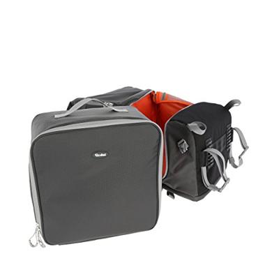 Rollei Traveler Rugzak Canyon XL - Professionele Outdoor Photo Rugzak, incl. aparte binnentas voor camera-apparatuur, statiefhouder en tabletcompartiment - Maat XL (50 Liter) - Sunrise (Grijs/Oranje)