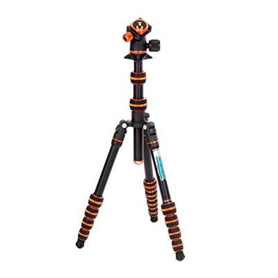 3 Legged Thing Punks Corey 2.0 Magnesiumlegering Ultra-Compact Reisstatief - Verstelbaar, multifunctioneel camerastatief met drie afneembare poten (COREYBLACK2.0)