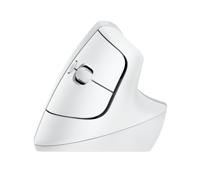 Logitech Lift Vertical Ergonomic Mouse Ergonomische muis Bluetooth, Radiografisch Optisch Wit 6 Toetsen 4000 dpi Ergonomisch - thumbnail