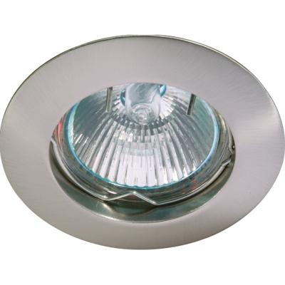 LED Inbouwspot chroom geschuurd vast Deluna 850.073.23