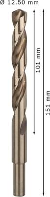 Bosch Accessories 2608585904 HSS Metaal-spiraalboor 12.5 mm Gezamenlijke lengte 151 mm Kobalt DIN 338 Cilinderschacht 5 stuk(s) Bosch Accessories 2608585904 HSS Metaal-spiraalboor 12.5 mm Gezamenlijke lengte 151 mm Kobalt DIN 338 Cilinderschacht 5 stuk(s)