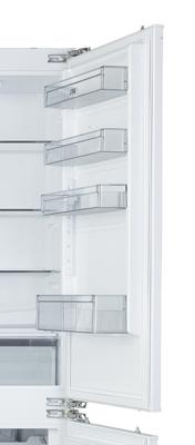 ETNA KCD4178 koel-vriescombinatie Ingebouwd 251 l A+ Wit