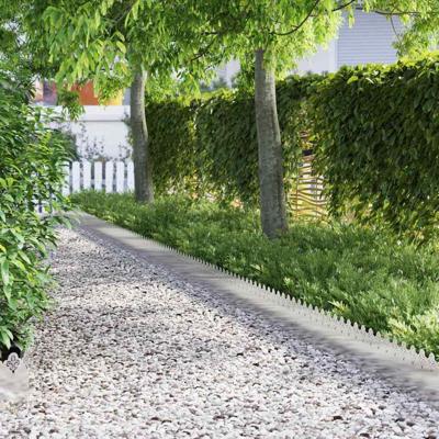 Gazonranden 30 pcs Zilver 103 x 0,05 x 22 cm Roestvrij staal