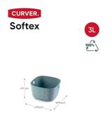 Curver Softex Opbergmand Xs 3 liter Blauwgroen - thumbnail