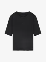 Nik&Nik zomer rib top meisjes - zwart - Sylvia - thumbnail