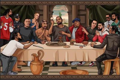 Poster The Last Supper of Hip Hop 91,5x61cm