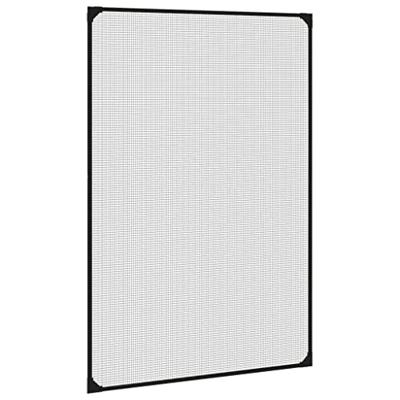 VidaXL Insectenhor voor ramen magnetisch 80x120 cm antracietkleurig