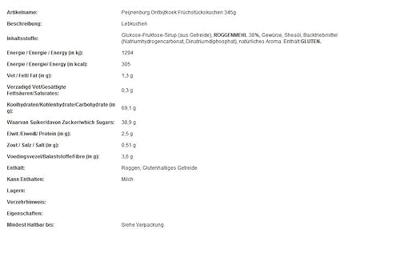 Peijnenburg ontbijtkoek naturel ongesneden 12 porties bij Jumbo