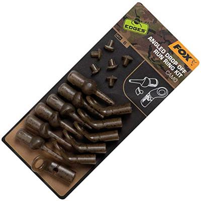 Fox Edges Camo Angled Drop Off Run Rig Kit 6st.
