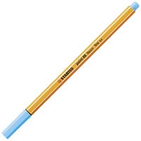 Fineliner stabilo point 88/031 f neon blauw | 10 stuks - thumbnail