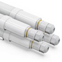 Set van 4 - R-Series Pro - LED TL-armatuur 60cm - IP65 waterdicht - 18 watt - 2520 lumen - 6500K - Koppelbaar - IK07 - Flikkervrij - R-Series Tri-Proof - 2 jaar garantie - thumbnail