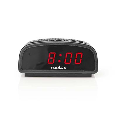 Nedis Digitale Bureau-Wekker | LED-Scherm | Snoozefunctie | Nee | Zwart | 1 stuks - CLDK008BK - CLDK008BK