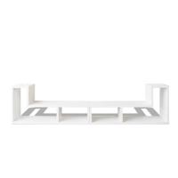 Tv-meubel dubbel L-vormig wit - thumbnail