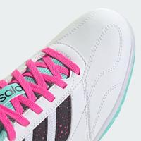 adidas Super Sala III Zaalvoetbalschoenen (IN) Wit Zwart Turquoise Roze - thumbnail