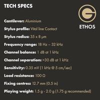 Goldring: Ethos SE Cartridge Moving Coil - thumbnail