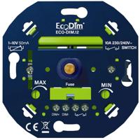 EcoDim LED Dimmer - Inbouw 1-10V - Enkel Knop - 50mA - thumbnail