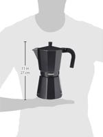 Percolator Monix Braisogona_M640012 Zwart Aluminium 12 Koppar 1,5 L - thumbnail
