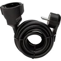 Kopp 143505080 Stroom Verlengkabel Zwart 2.00 m H05VV-F 3G 1,5 mm² - thumbnail