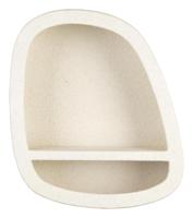 Dutchbone Wandplank 'Veda' Gerecycled marmer, 63 x 53cm - thumbnail