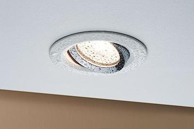 Paulmann Nova Inbouwlamp voor badkamer Halogeen GU10 35 W IP65 Wit (mat), Chroom Paulmann Nova Inbouwlamp voor badkamer Halogeen GU10 35 W IP65 Wit (mat), Chroom