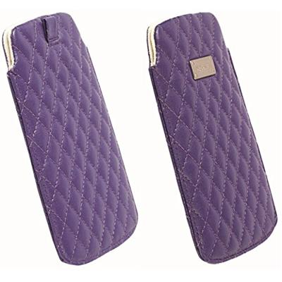 Krusell Avenyn mobile pouch L Long paars